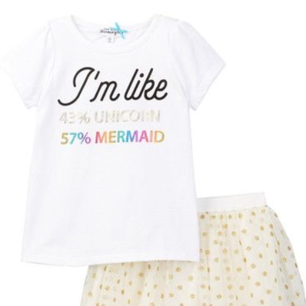Ten Sixty Sherman Girls Mermaid / Unicorn 2 piece